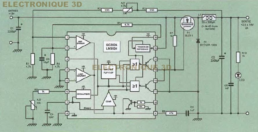 ELECTRONIQUE 3D - Les alimentations à découpage