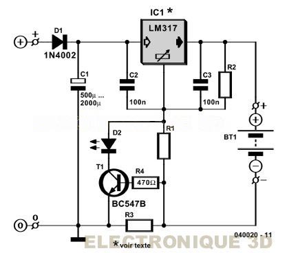 ELECTRONIQUE 3D - Chargeur de batterie CdNi