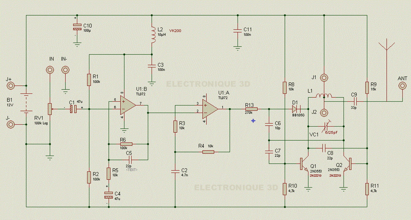 Schema emetteur FM