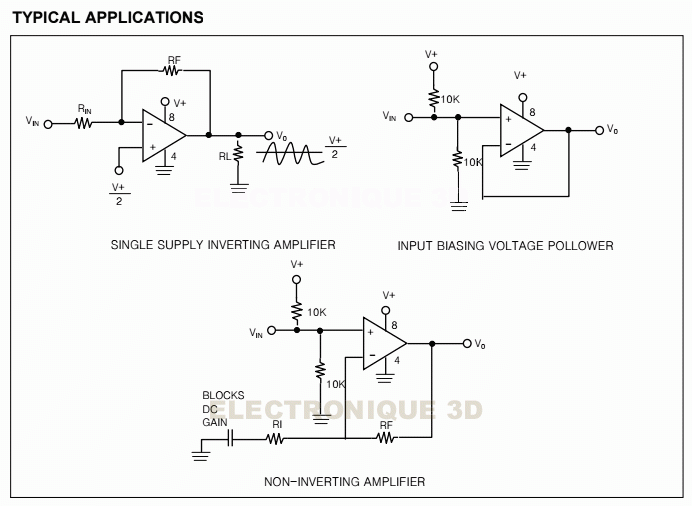 Application du LM324