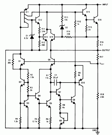 Schema interne d'un régulateur