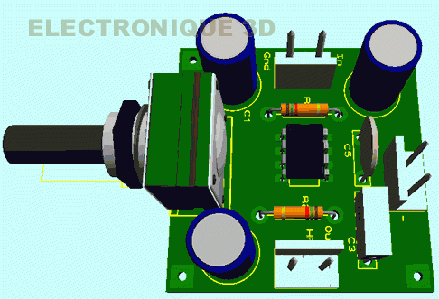 Amplificateur audio TBA820