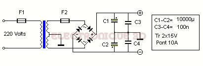 Alimentation_TDA7294