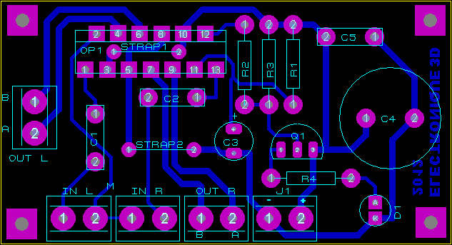 Circuit imprimé TDA8560