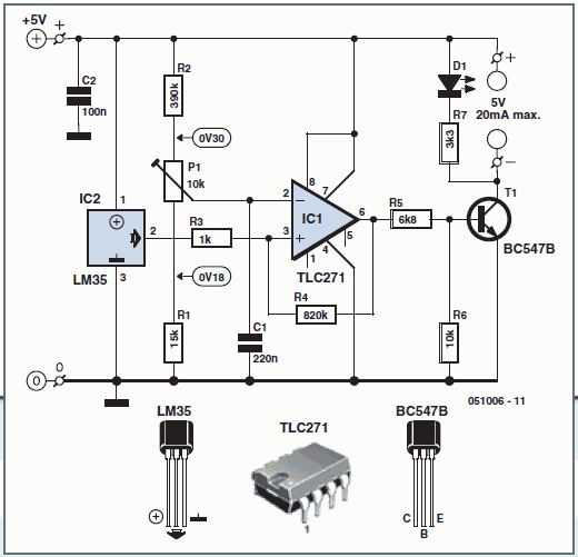 Thermostat  LM35