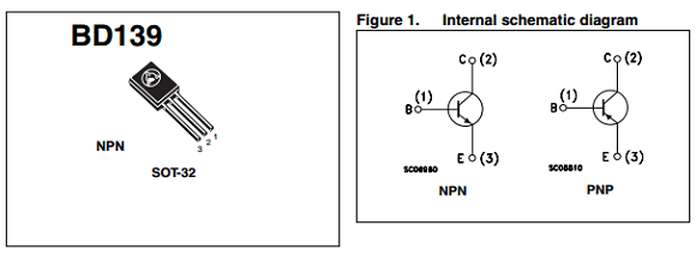 Boititer transistor BD139