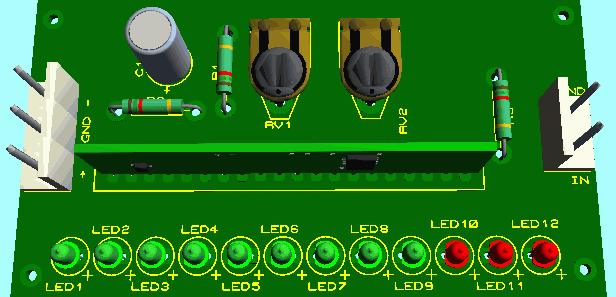 Vumetre a LED