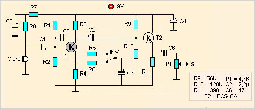 Preamplificateur micro.