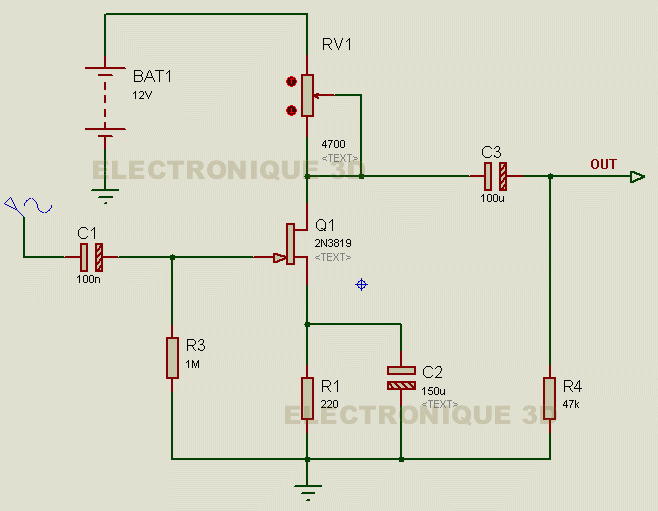 Preamplificateur FET