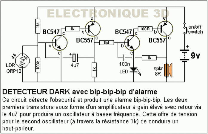 ELECTRONIQUE 3D - Schemas electronique - Montages